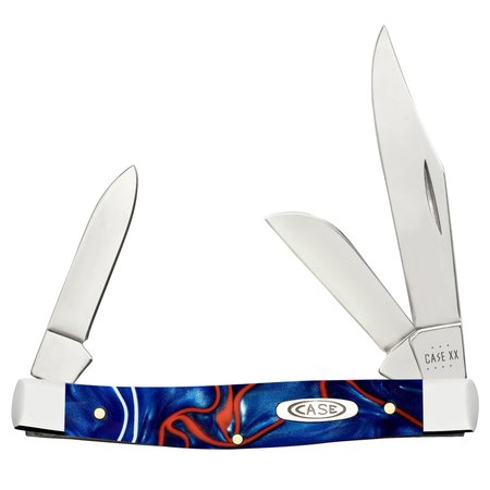 CASE CUTLERY Knife, Case Patriotic Kirinite Medium Stockman 11223